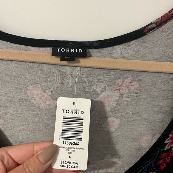 NWT Torrid Long Sleeve Mini Jersey Skater Dress - Picture 7 of 8